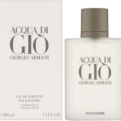 Acqua Di Gio For Men, Eau De Toilette Spray, 3.4 Ounces